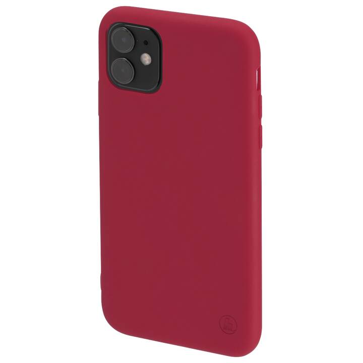 HAMA Backcover Finest Feel (iPhone 11, Rot)
