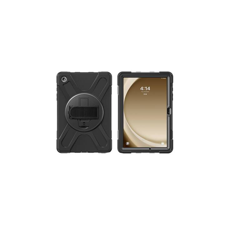4SMARTS Rugged GRIP Custodie (10.9", Galaxy Tab S9 FE, Nero)