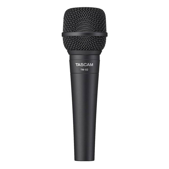 TASCAM TM-82 Microfono da mano (Nero)