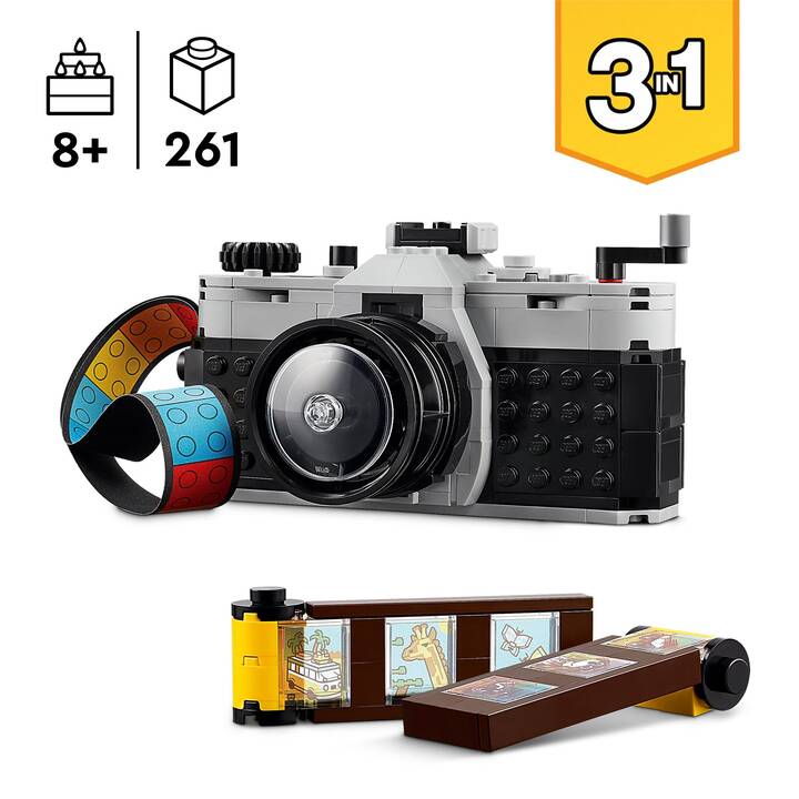 LEGO Creator 3-in-1 L’appareil photo rétro (31147)