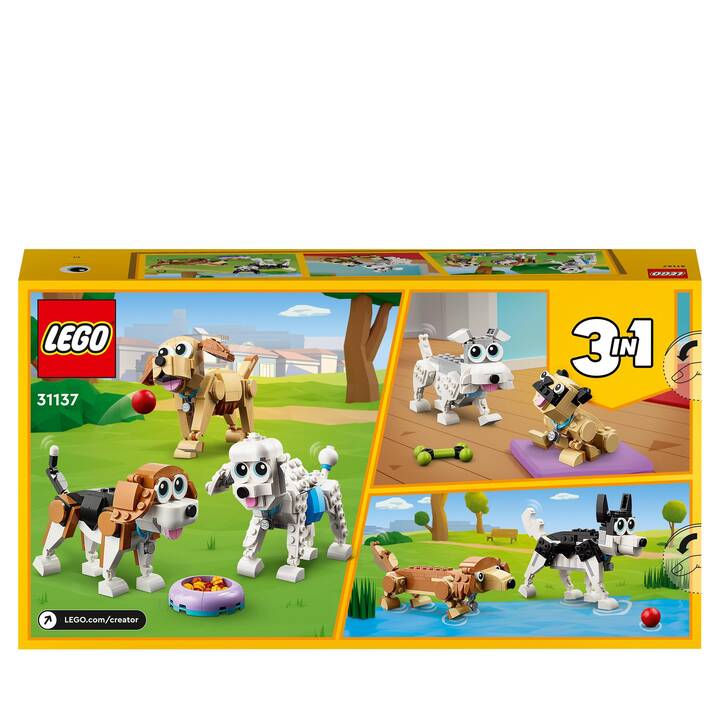 LEGO Creator 3-in-1 Adorables chiens (31137)