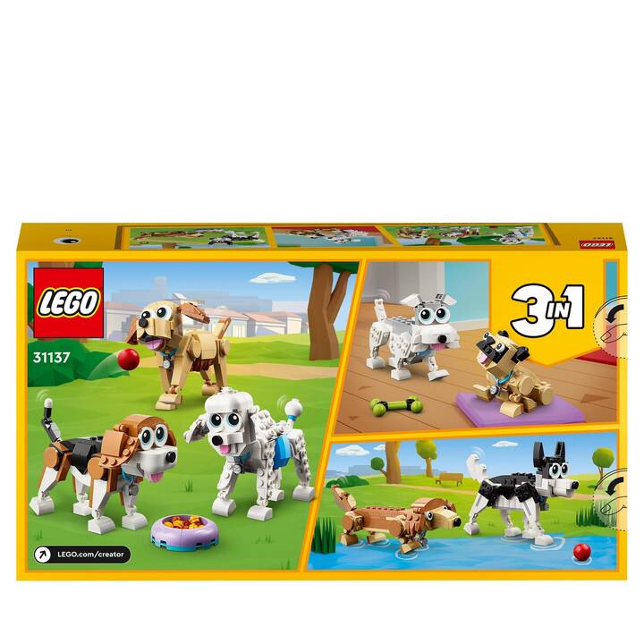 LEGO Creator 3-in-1 Adorabili cagnolini (31137)