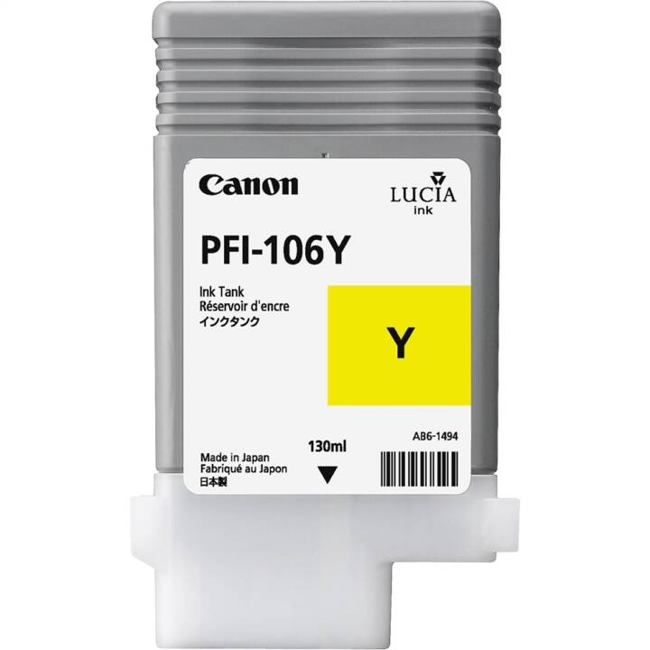 CANON PFI-106 Y (Jaune, 1 pièce)