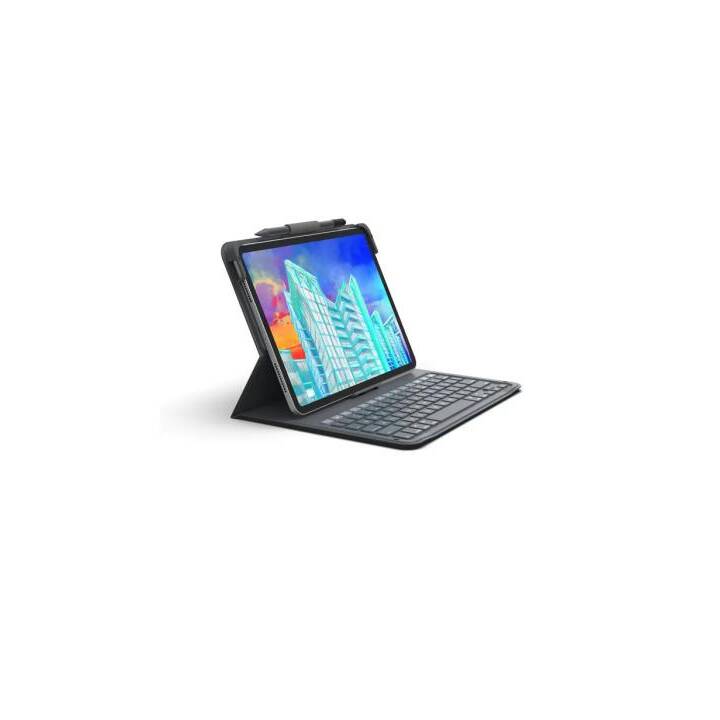 ZAGG Messenger Folio 2 Type Cover / Tablet Tastatur (iPad Gen. 10 2022, Grau)