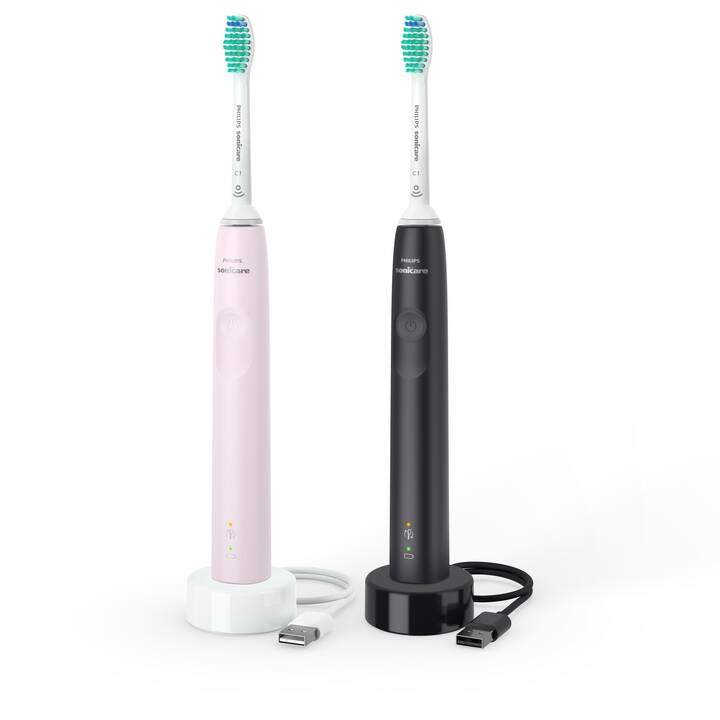 PHILIPS Sonicare 3100 Duo (Nero, Rosa, Bianco)