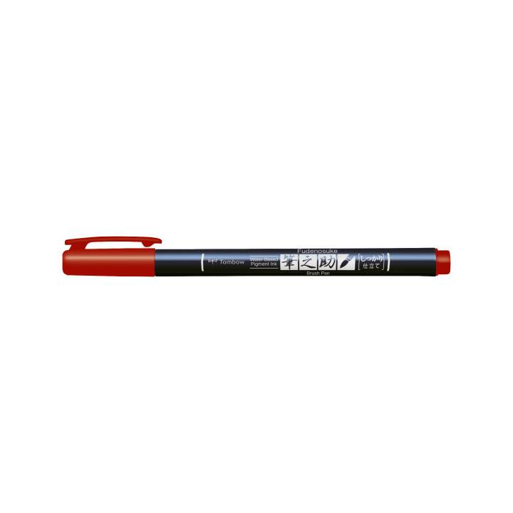 TOMBOW Fudenosuke Hard Traceur fin (Rouge, 1 pièce)