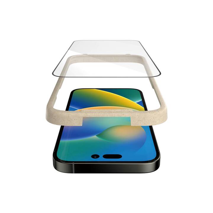 PANZERGLASS Displayschutzglas Ultra Wide Fit (iPhone 14 Pro, 1 Stück)