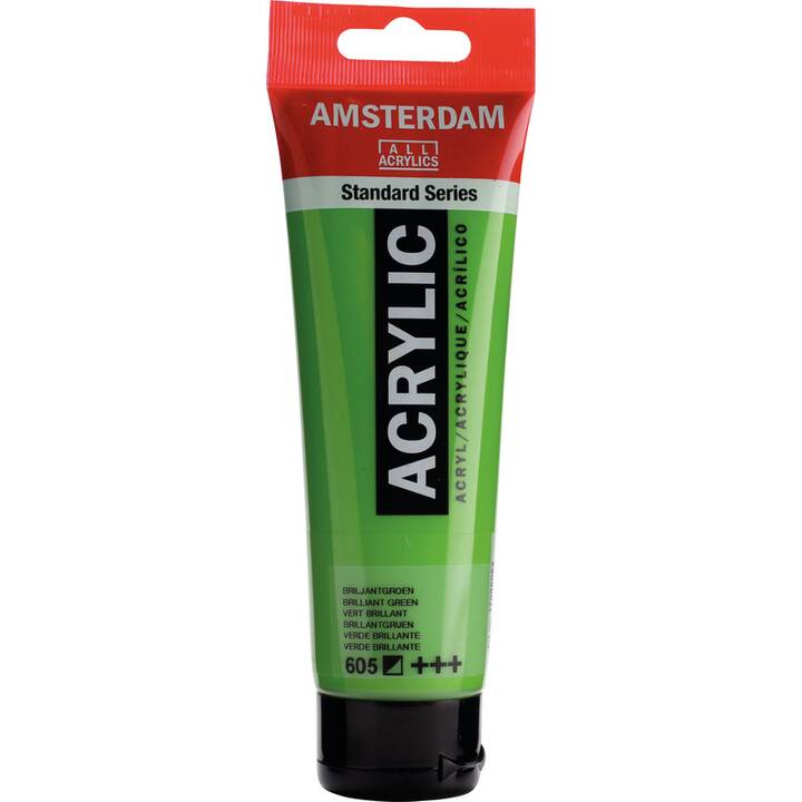 AMSTERDAM Colore acrilica (120 ml, Verde, Multicolore)