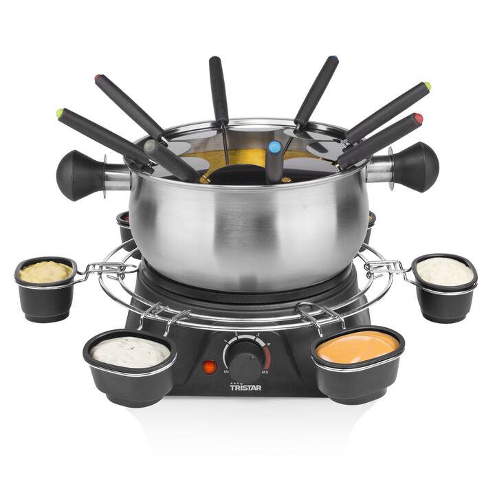 Lono Appareil à Fondue Electrique Inox 1,2 l