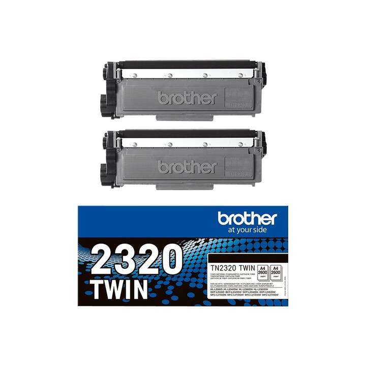 BROTHER TN-2320 (Duopack, Schwarz)