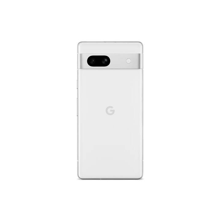 GOOGLE Pixel 7a (128 GB, Weiss, 6.1", 64 MP, 5G)