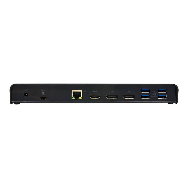 PORT DESIGNS Stations d'accueil (3 x HDMI, 2 x Port écran, RJ-45 (LAN), 5 x USB de type A, USB de type C)