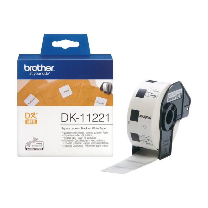 BROTHER DK-11221 Etiketten (1 Stück, 23 x 23 mm)
