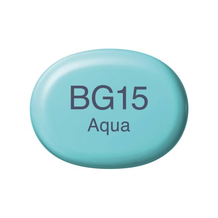 COPIC Marqueur de graphique Sketch BG15 Aqua (Aqua, 1 pièce)