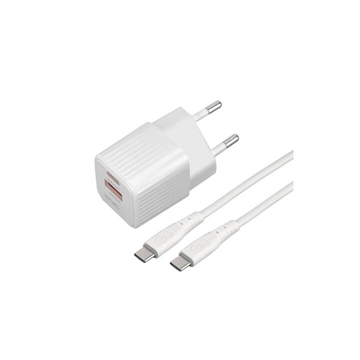 4SMARTS VoltPlug Duos Caricabatteria da parete (USB-A, USB-C)