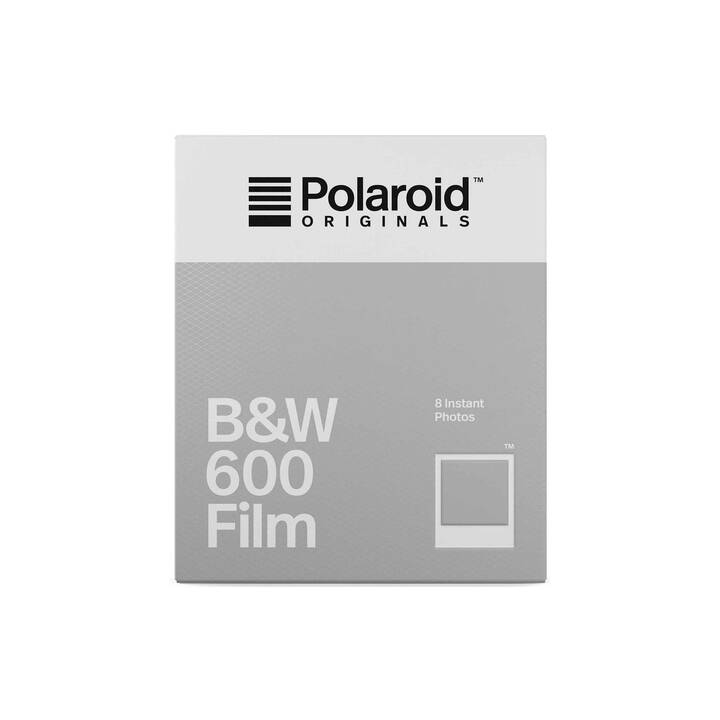 POLAROID Black & White 600 - 8x Pellicola istantanea (Polaroid 600, Bianco)