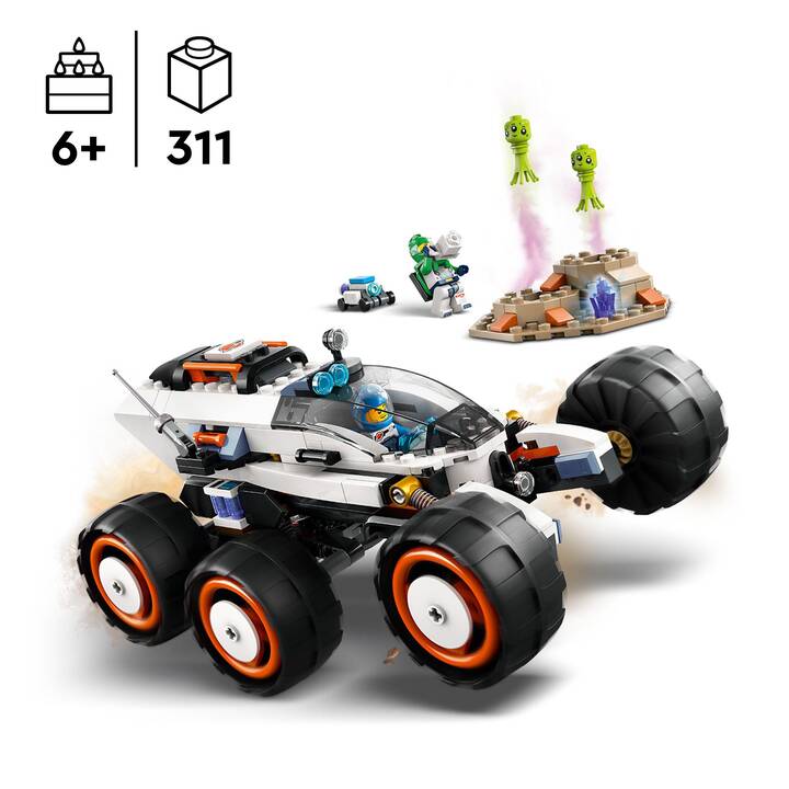 LEGO City Le rover d’exploration spatiale et la vie extraterrestre (60431)