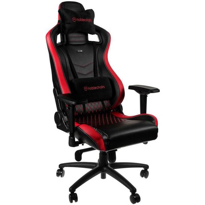 NOBLECHAIRS Gaming Stuhl EPIC Mousesports Edition (Schwarz, Rot)