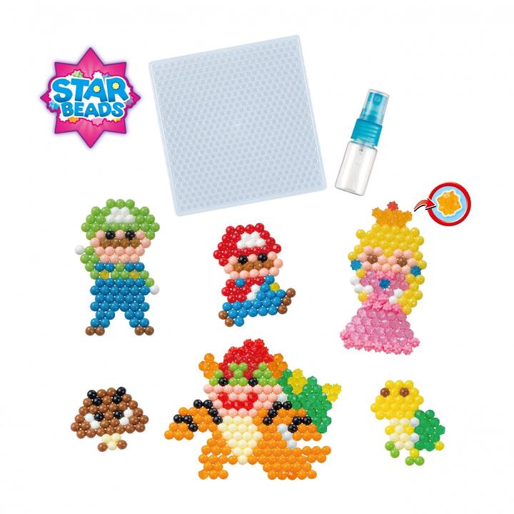 AQUABEADS Mario Star Beads Perle (50 g, Plastica, Multicolore)