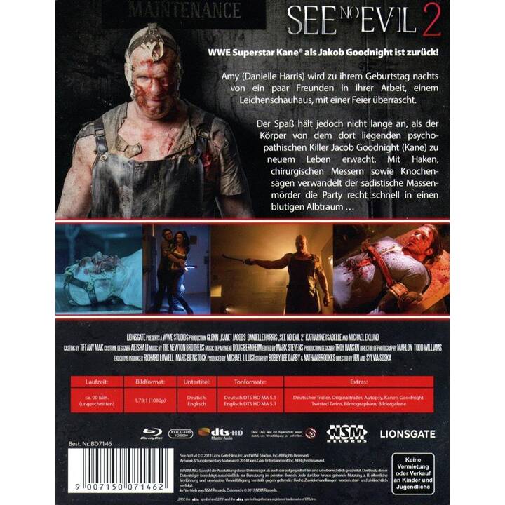 See No Evil 2 (Limited Edition, FuturePak, Uncut, Lenticular, DE, EN)