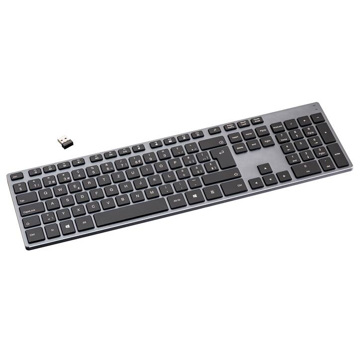 INTERTRONIC Keyboard (USB, Suisse, Sans fil)