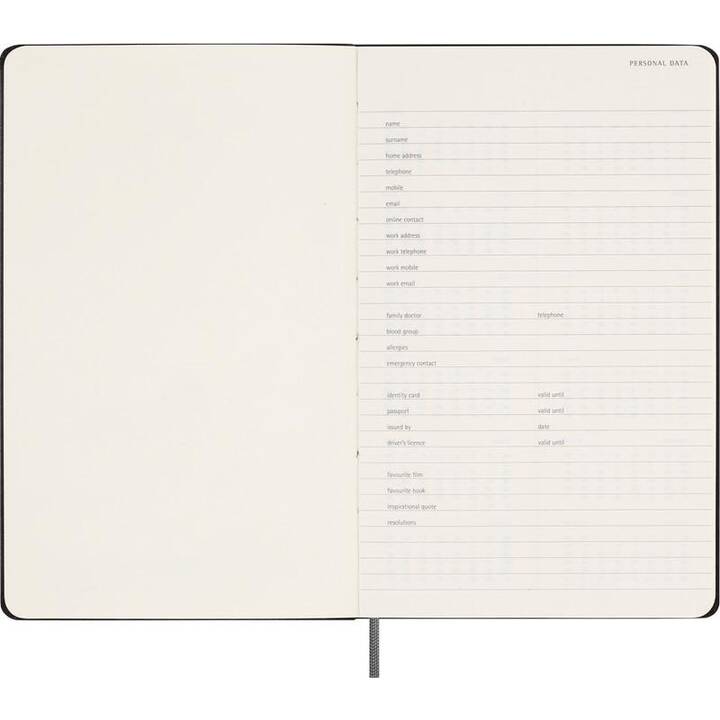 MOLESKINE Calendario anno Undated 2024