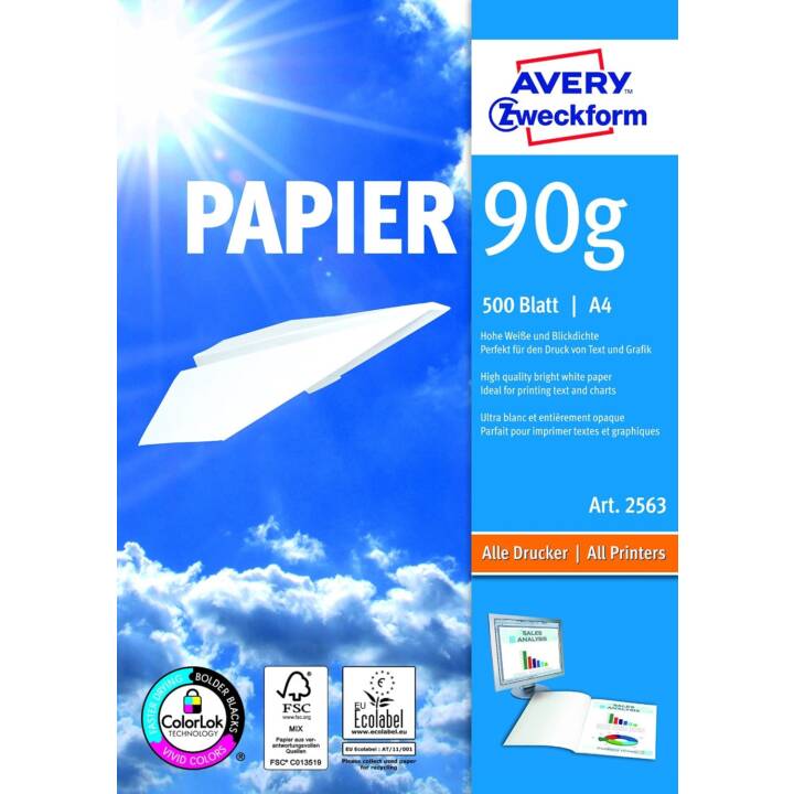 SIMPLEX Papier photocopie (500 feuille, A4, 90 g/m2)