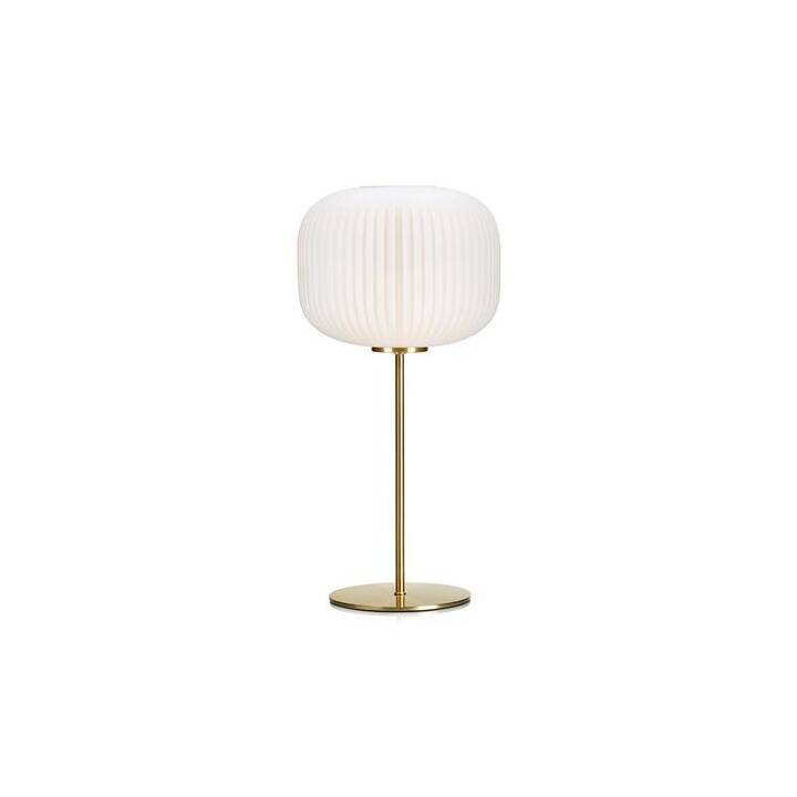 MARKSLÖJD Lampe de table SOBER (Laiton, Blanc)