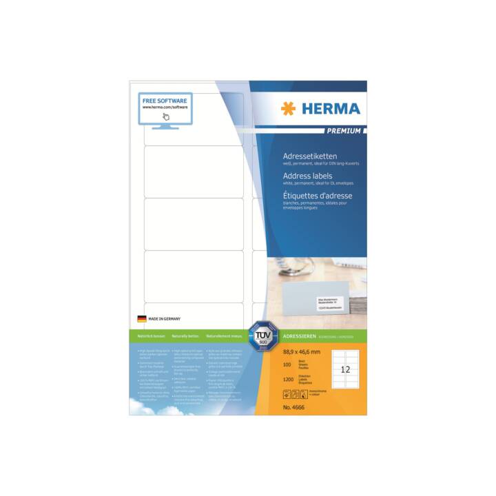 HERMA Premium (46.9 x 88.9 mm)
