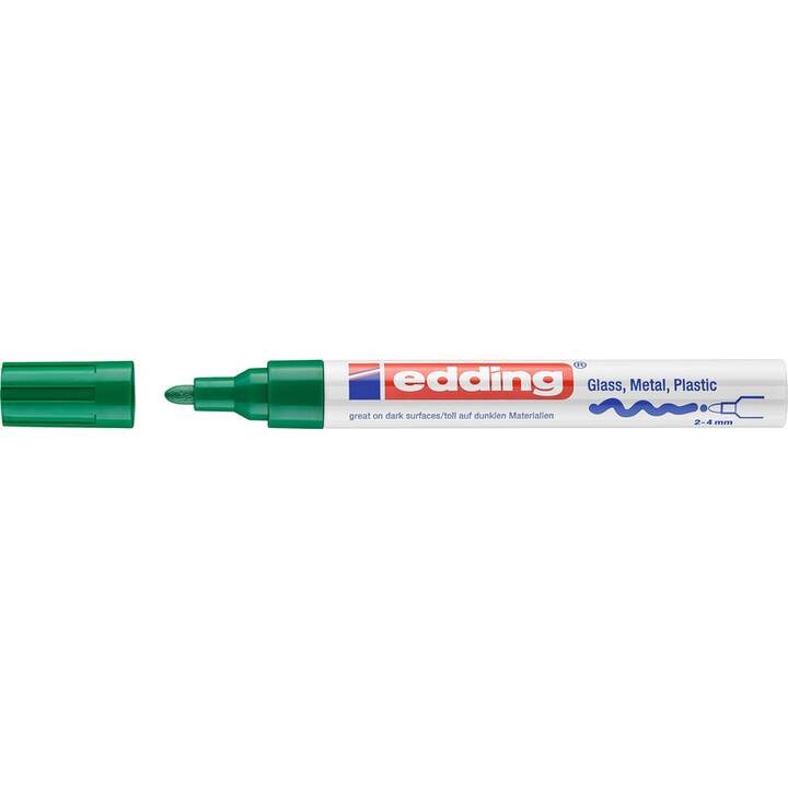 EDDING Permanent Marker Crea 750-4 (Grün, 1 Stück)