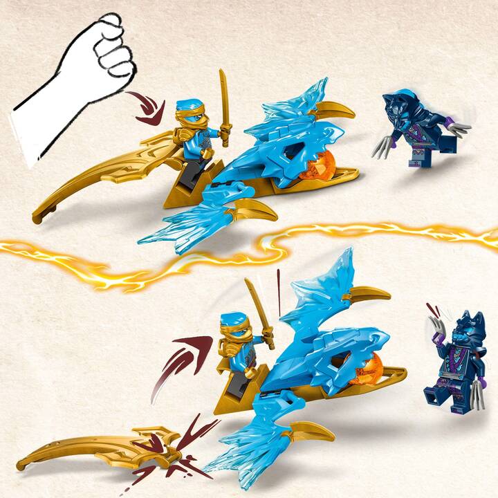 LEGO Ninjago Attacco del Rising Dragon di Nya (71802)