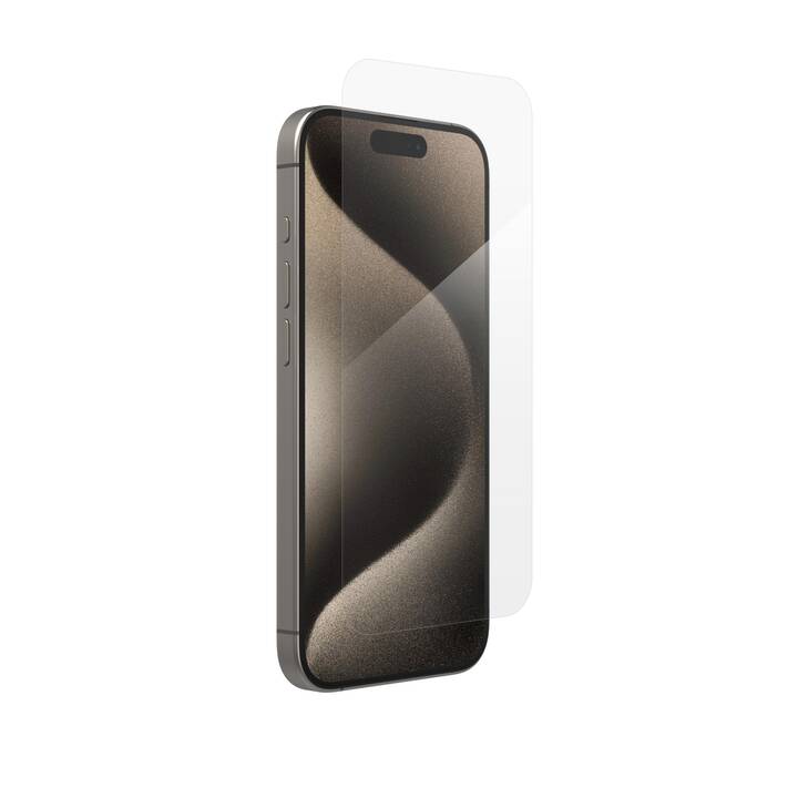 ZAGG Verre de protection d'écran Elite VisionGuard (iPhone 15 Pro, 1 pièce)