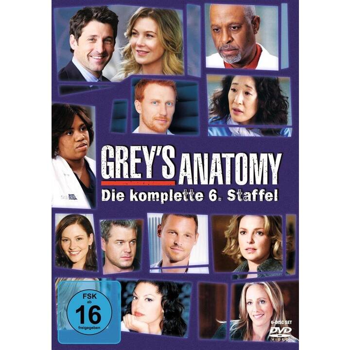 Grey's Anatomy Staffel 6 (FR, DE, EN)
