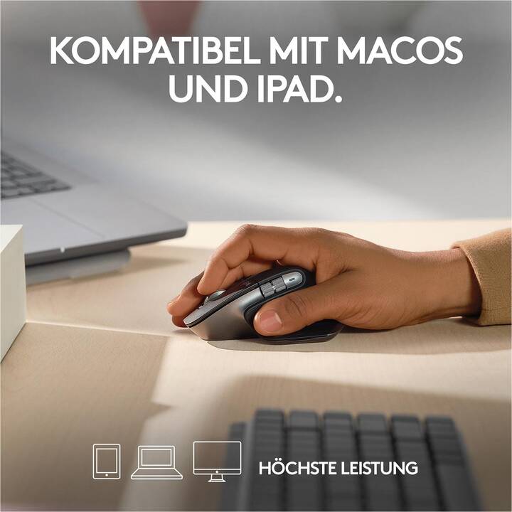 LOGITECH MX Master 3S for Mac Souris (Sans fil, Office)