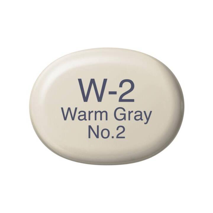 COPIC Marqueur de graphique Sketch W-2 Warm Gray No.2 (Gris chaud, 1 pièce)