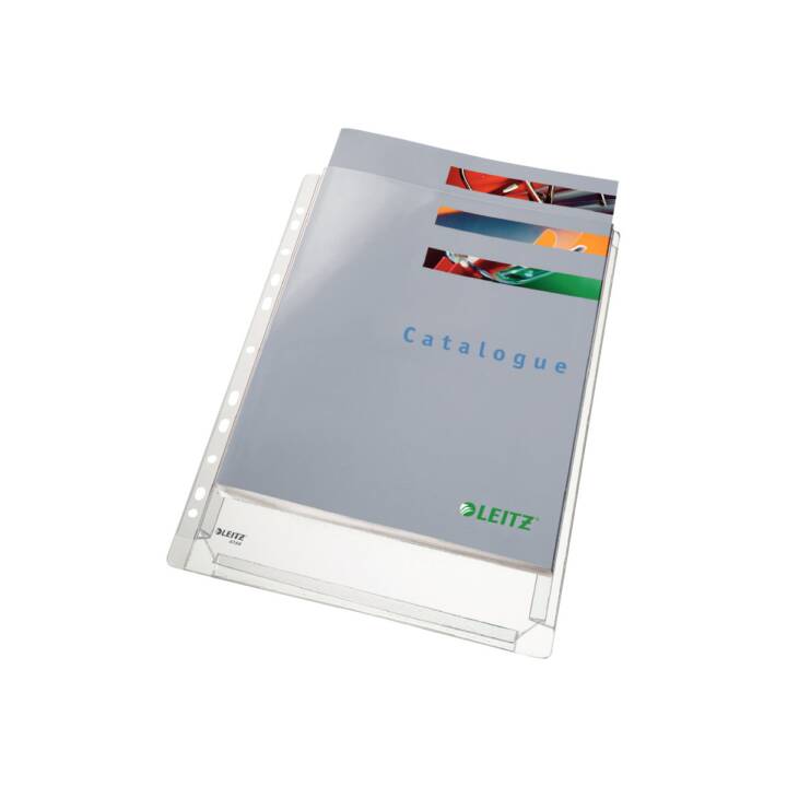 LEITZ Sichtmappe Maxi (Transparent, A4, 5 Stück)