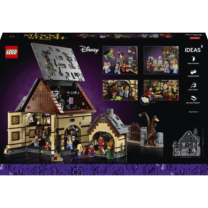 LEGO Disney Hocus Pocus: il cottage delle sorelle Sanderson (21341, Difficile da trovare)