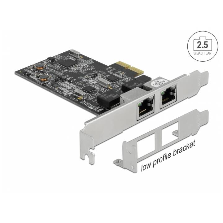 DELOCK Adaptateur réseau (2 x RJ-45 (LAN))