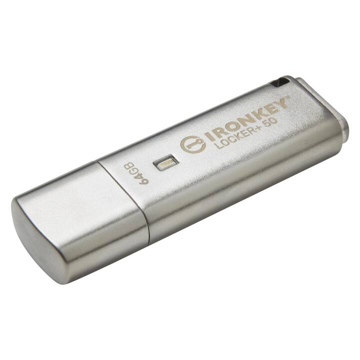 KINGSTON TECHNOLOGY IronKey Locker+ 50 (64 GB, USB 3.0 de type A)