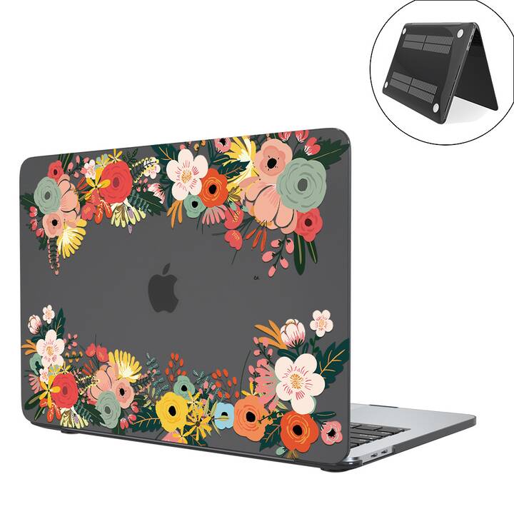 EG coque pour MacBook Air 13" Retina (2018 - 2020) - multicolore - fleurs