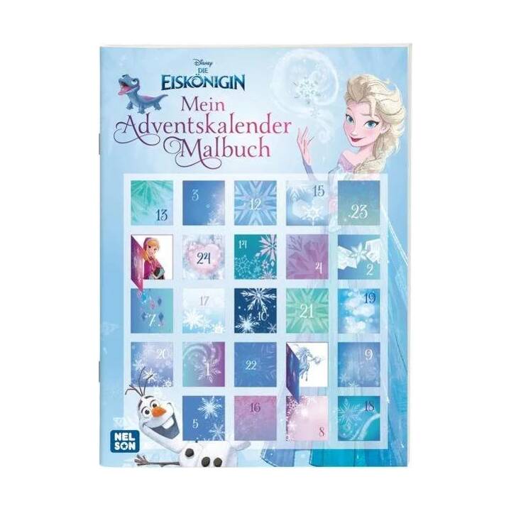 Disney Die Eiskönigin: Mein Adventskalender-Malbuch