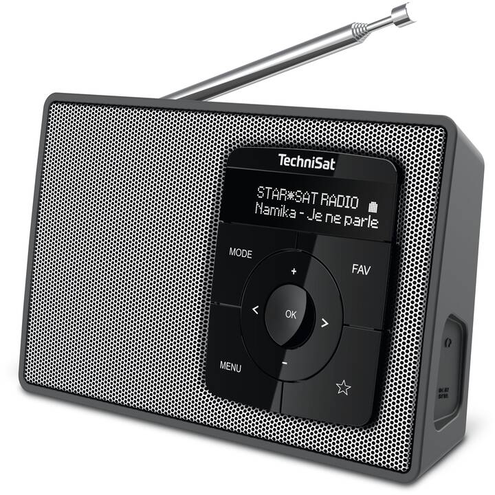 TECHNISAT Digitradio 2 Radios numériques (Argent, Noir)