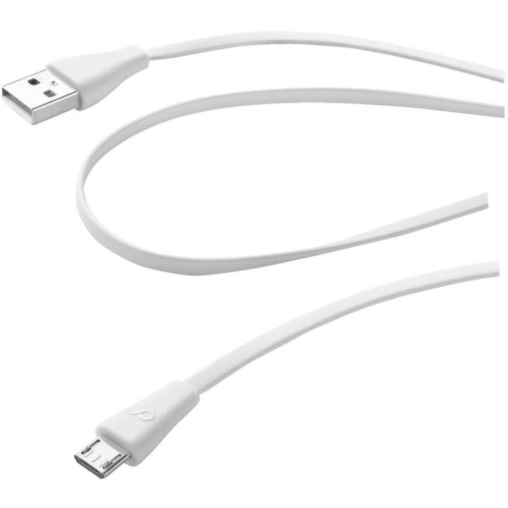 CELLULAR LINE Kabel (USB 2.0 Typ-A, MicroUSB 2.0 Typ-B, 1 m)