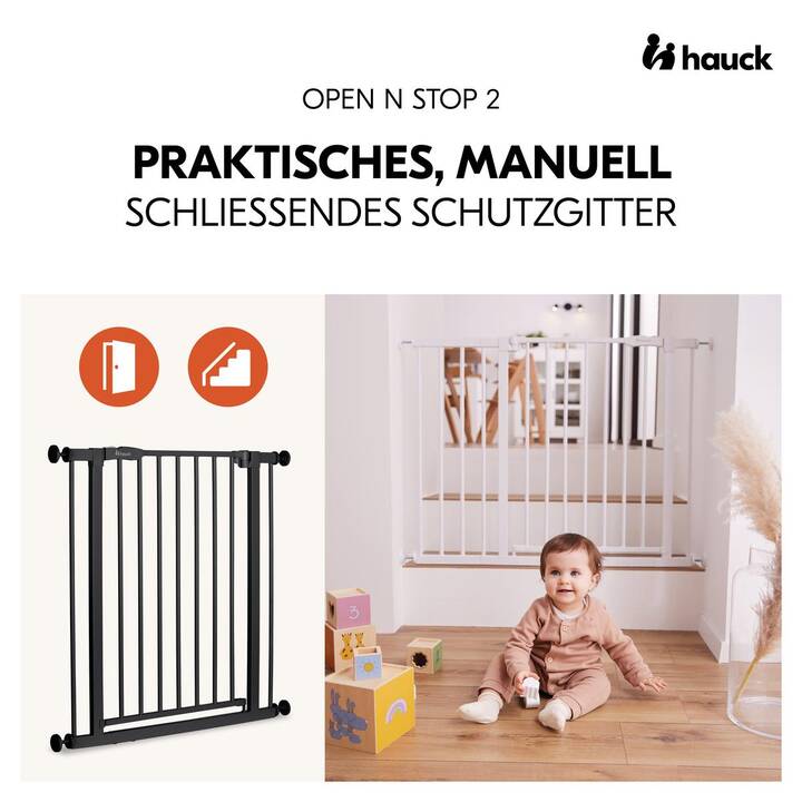 HAUCK Barrière de protection pour les portes Open N Stop 2 (75 cm - 80 cm)