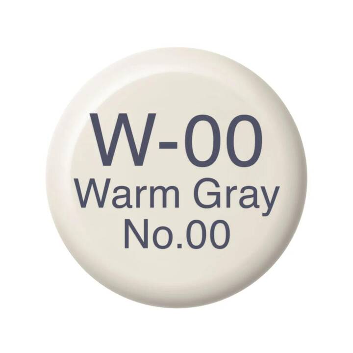 COPIC Tinte W-00 - Warm Gray No.00 (Grau, 12 ml)