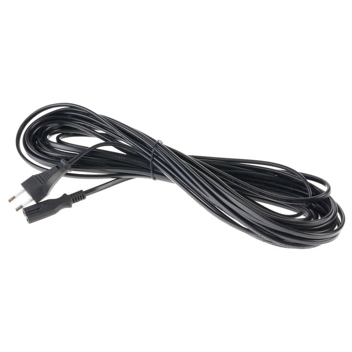 NIWOTRON Câble secteur (C7, 10000 mm, Noir)