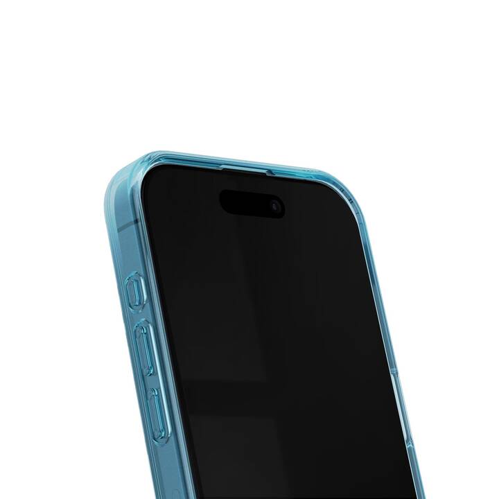 IDEAL OF SWEDEN Backcover (iPhone 15 Pro, Ohne Motiv, Transparent, Hellblau)