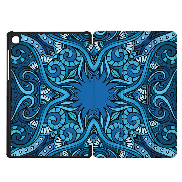 EG coque pour Samsung Galaxy Tab A7 Lite 8.7" (2021) - bleu - bandana