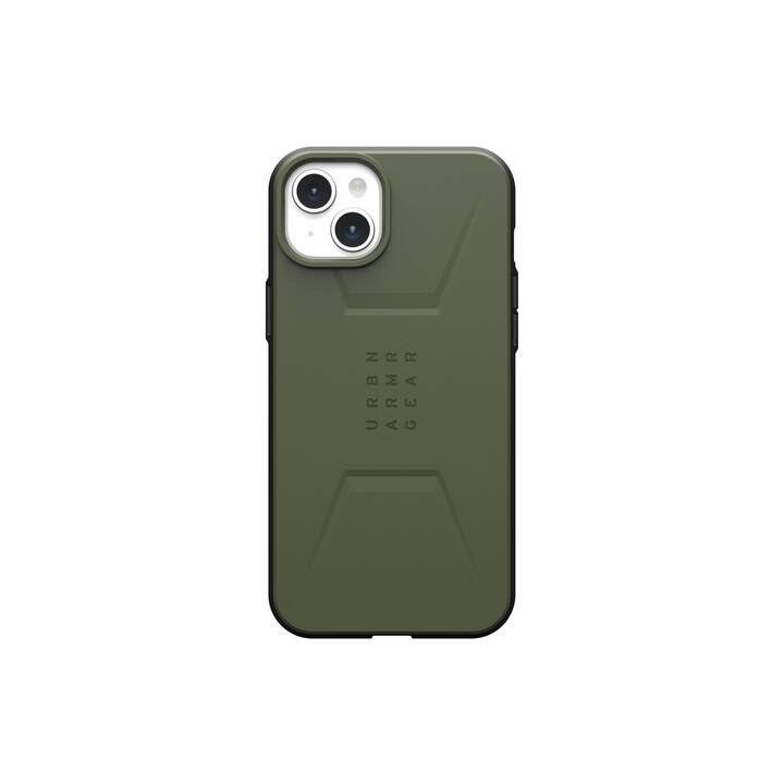URBAN ARMOR GEAR Backcover (iPhone 15 Plus, Olivgrün, Grün)