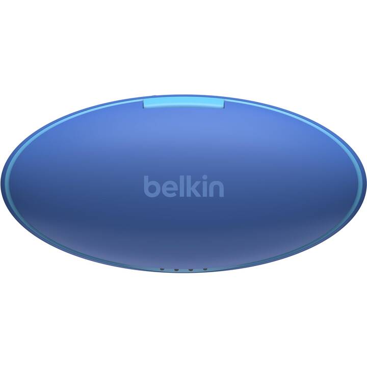 BELKIN SoundForm Nano Casque d'écoute pour enfants (In-Ear, ANC, Bluetooth 5.0, Bleu clair)